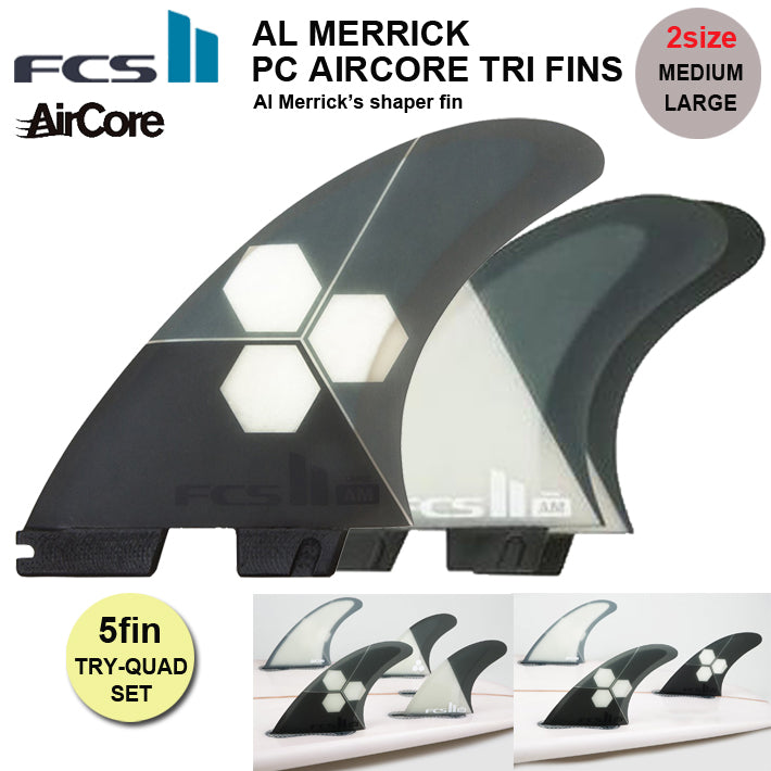 FCS II AL MERRICK PC AIRCORE TRI-QUAD FIN